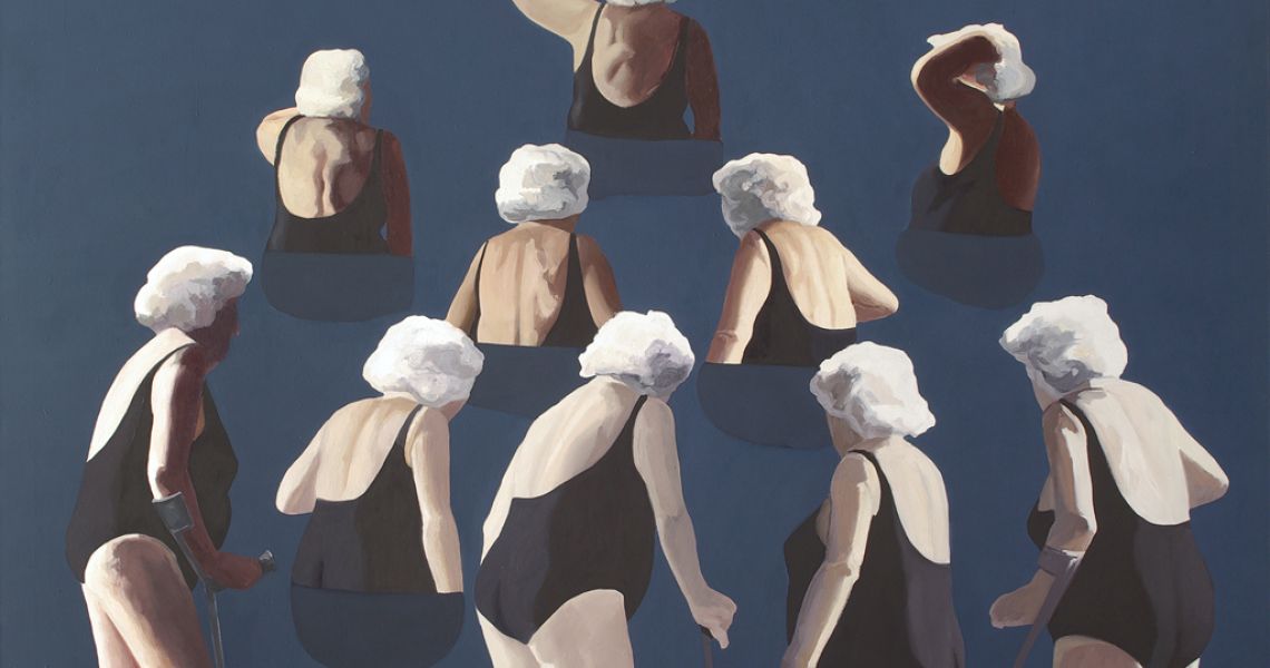 Szwajcaria Malinowska J Odchodzenie 2011 150x200cm ol pl